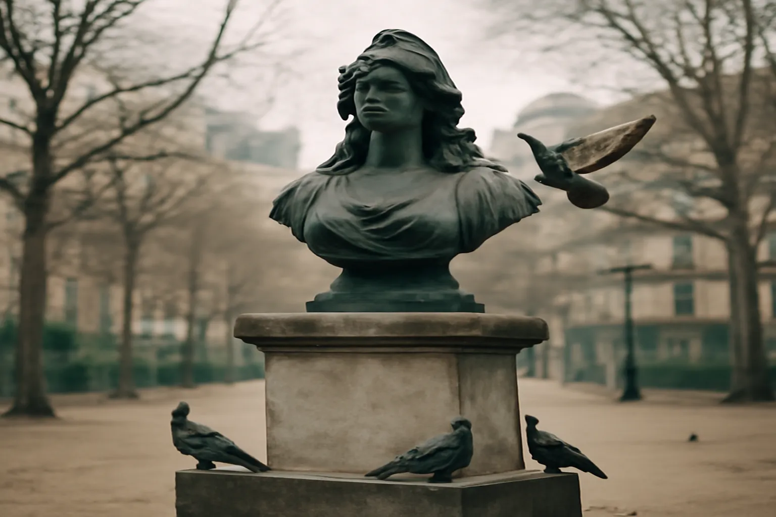 Rue Suzanne-Valadon à Montmartre, dans le quartier des peintres du matrimoine parisien