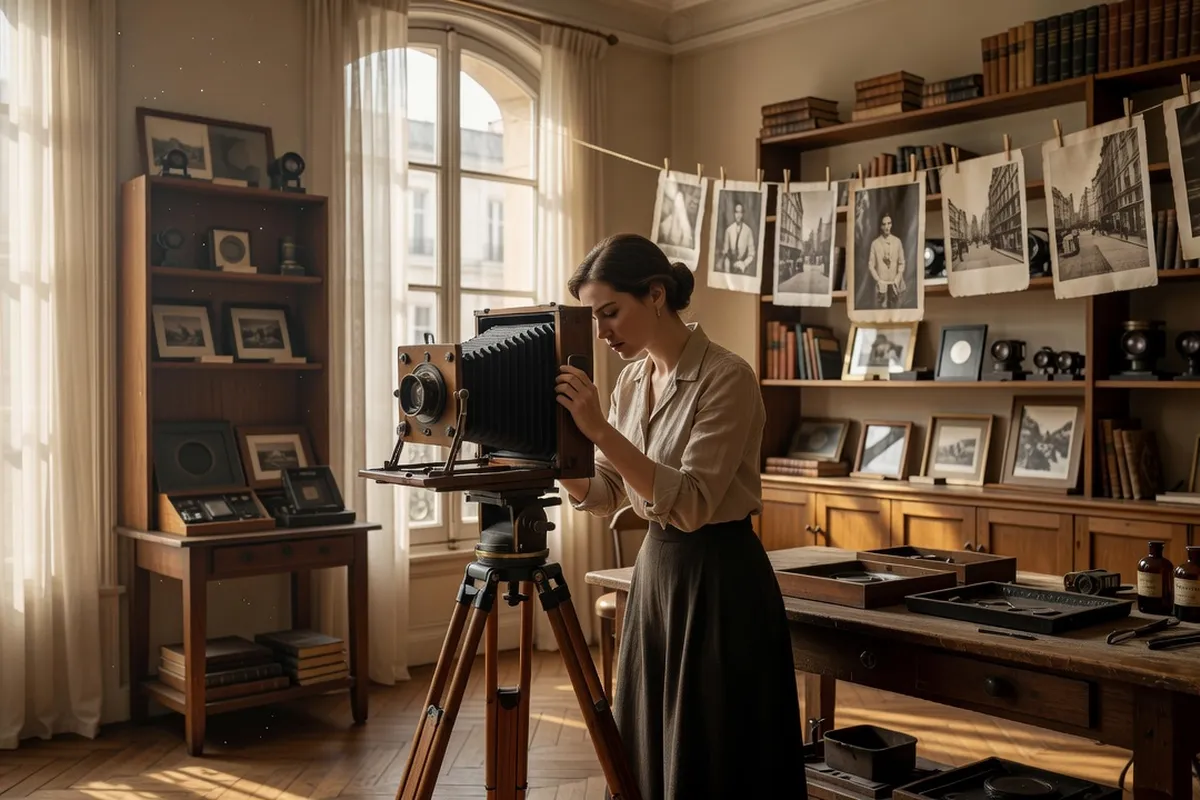 Reportage photographique féminin dans les rues de Paris dans les années 1930