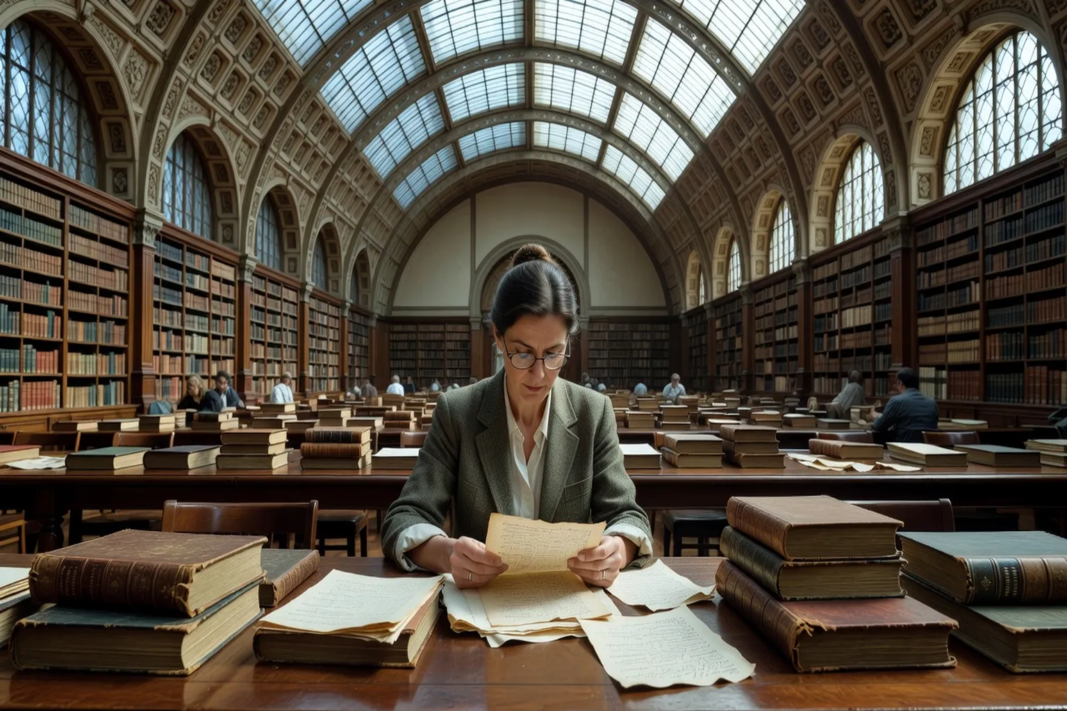 Salle de lecture de la Bibliothèque Marguerite Durand à Paris, ressource clé du matrimoine documentaire
