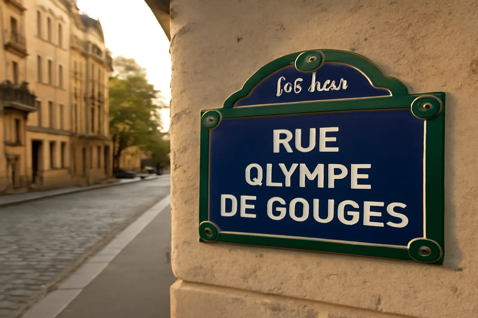 Plaque de rue parisienne portant un nom de femme célèbre — matrimoine topographique de Paris